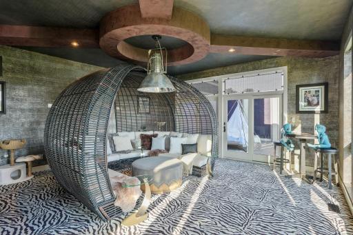 Lovingly deemed, âThe Nest Roomâ, this retreat off of the living area exhales calm, as though the house itself knew youâd need a pause between worlds.