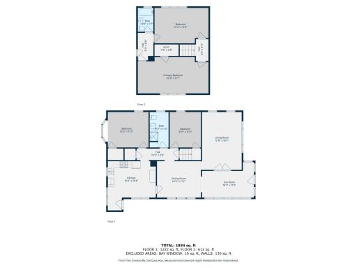 Main & upper level floorplans