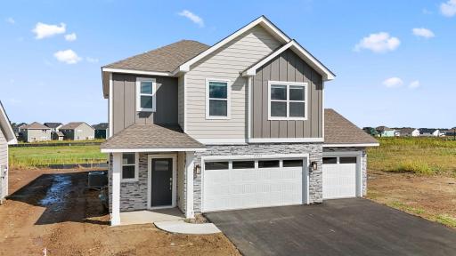 (Actual photo of the home) Home is complete and move in ready!