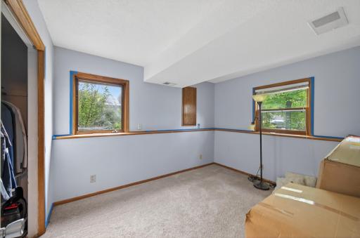 Lower level bedroom with large closet and natural light!