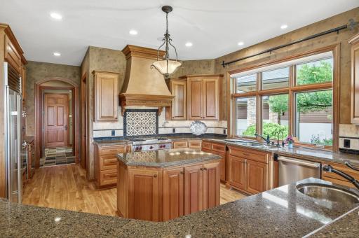 Open chefs kitchen with plenty of room to entertain.