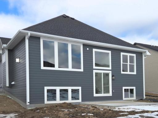 Large Andersen Windows & Walkout to Backyard.