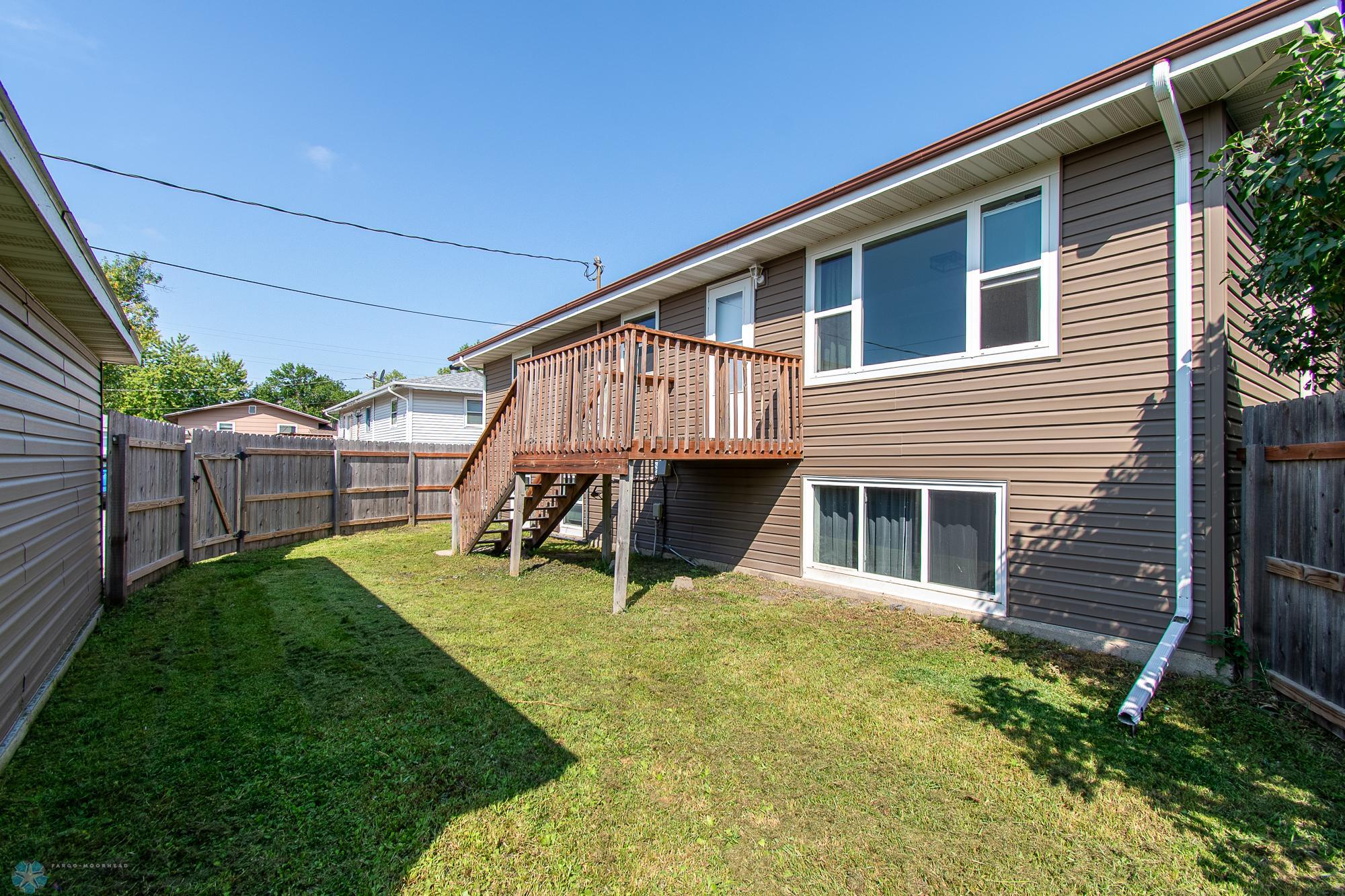 Yard space for unit 1
