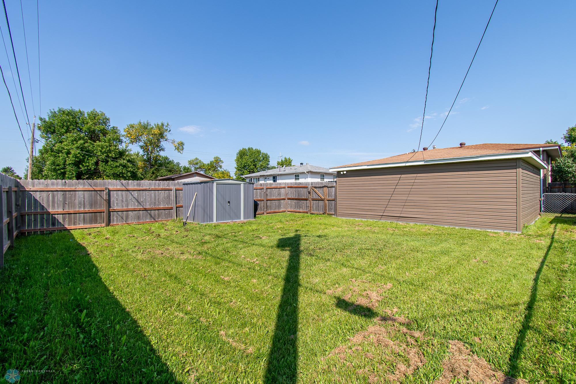 Yard space for unit 2