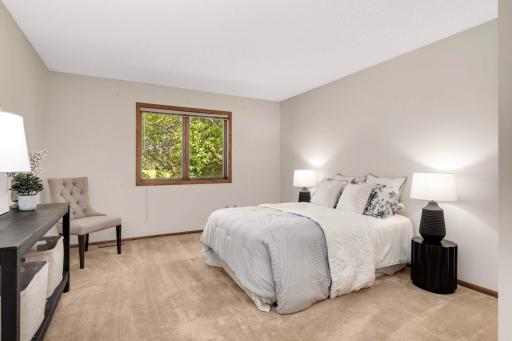The ownerâs suite is tucked away for privacy, complete with a full bathroom and generous closet space