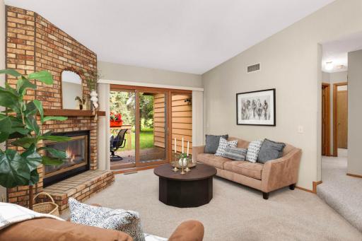 A sliding glass door leads to your private patio areaâperfect for morning coffee, evening relaxation, or a small container garden