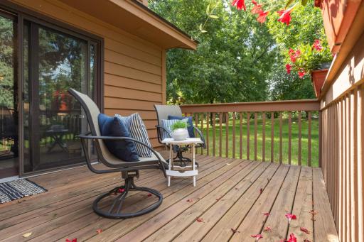 Enjoy the beautiful fall weather on your patio