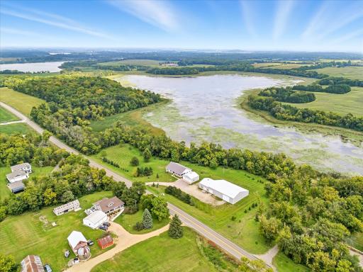 With over 1,600 feet of shoreline on Lake Wagner, you can rest assured that you will never have a home built right behind you, even with all the development coming in nearby.