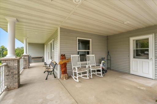 There is, of course, the front entrance, from the porch. But there is this one too, which leads to the mudroom, powder room and laundry room.