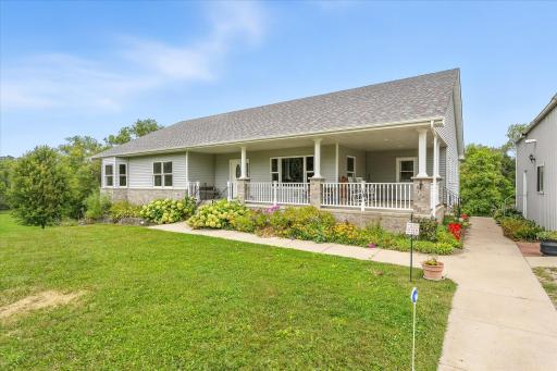 From here you can really appreciate the enormity of the covered front porch. You can get a rocking chair, a hound dog and some iced tea, and whittle some wood!