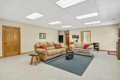 That door on the left goes to the unfinished utility room.