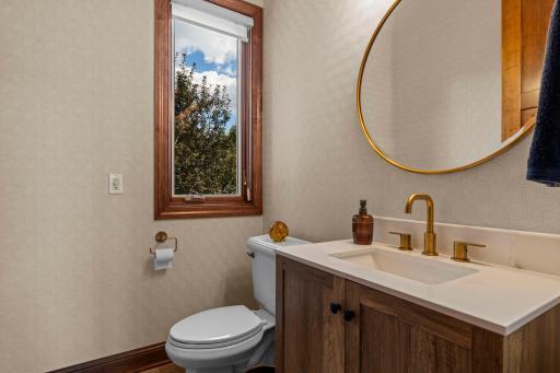 1/2 bath just off the office.