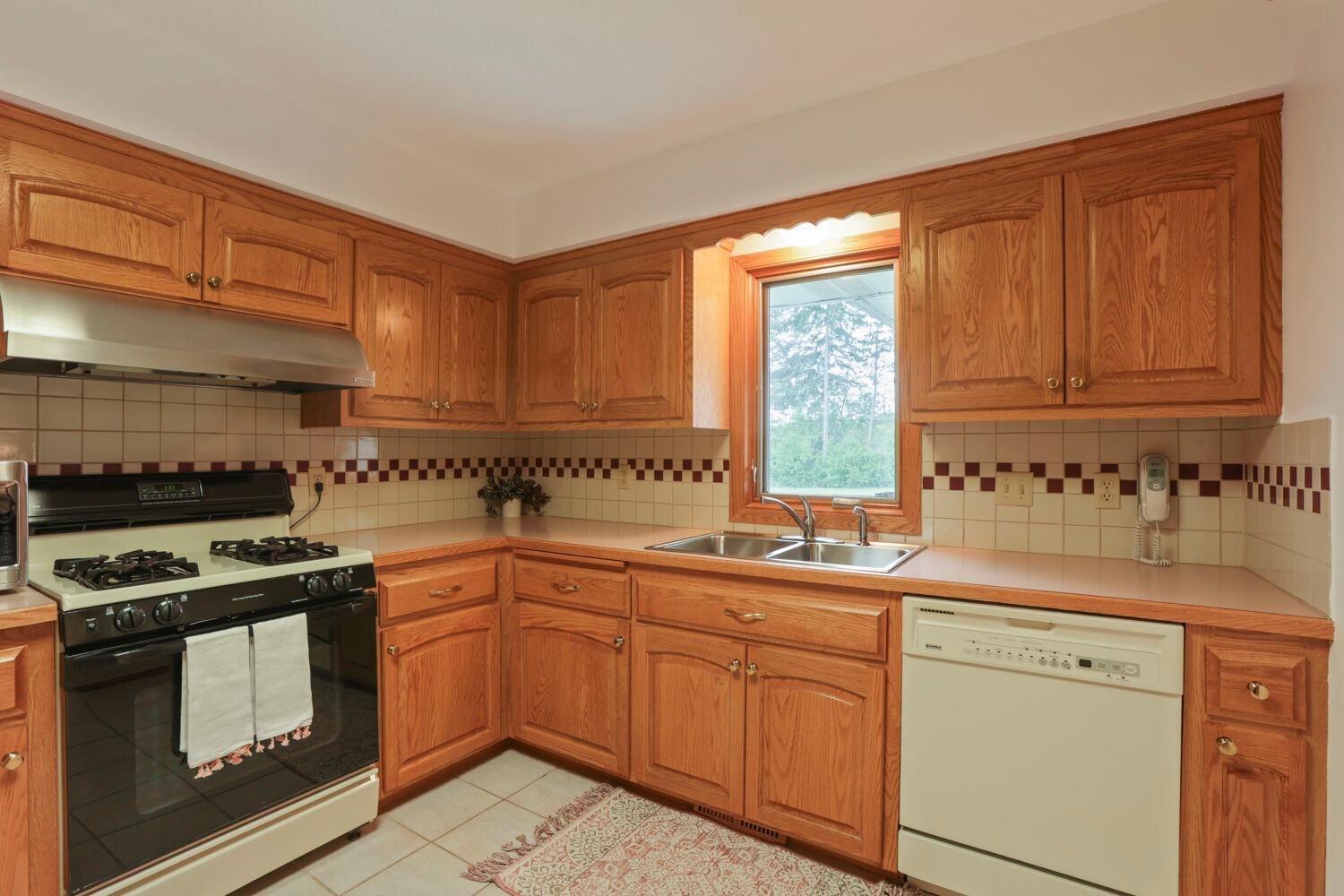 Loads of cabinetry and countertop space!