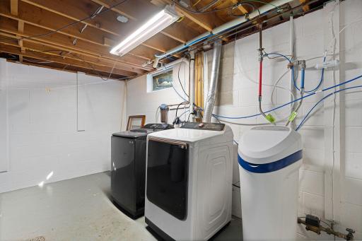 New washer/dryer & new owned water softner