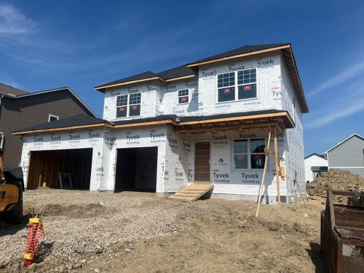 Fresh modern curb appeal! Spacious 3 car garage and charming front porch welcome you home. Located in the stunning community of Legacy Woods!