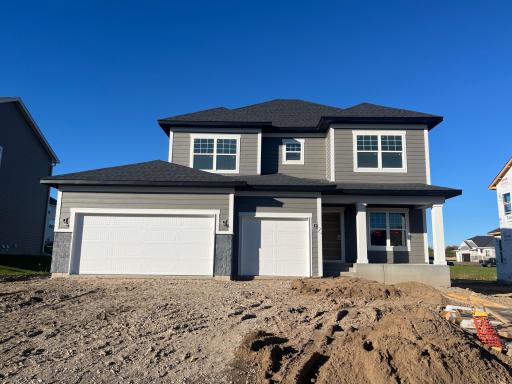 Photo for 978 Big Woods Drive, Delano, MN 55328 - listing #6783430 Fresh modern curb appeal! Spacious 3 car garage and charming front porch welcome you home. Located in the stunning community of Legacy Woods!