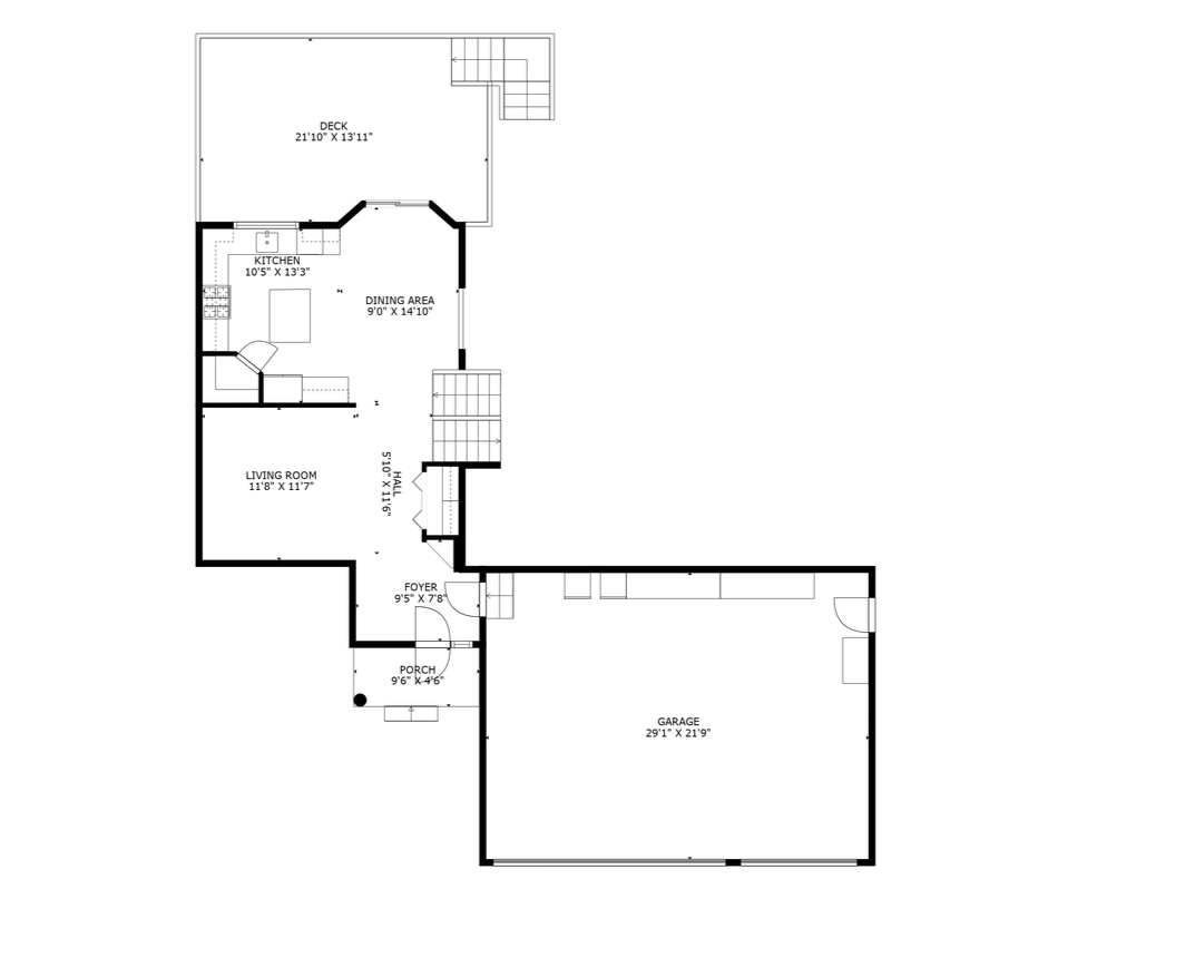 Main floor layout