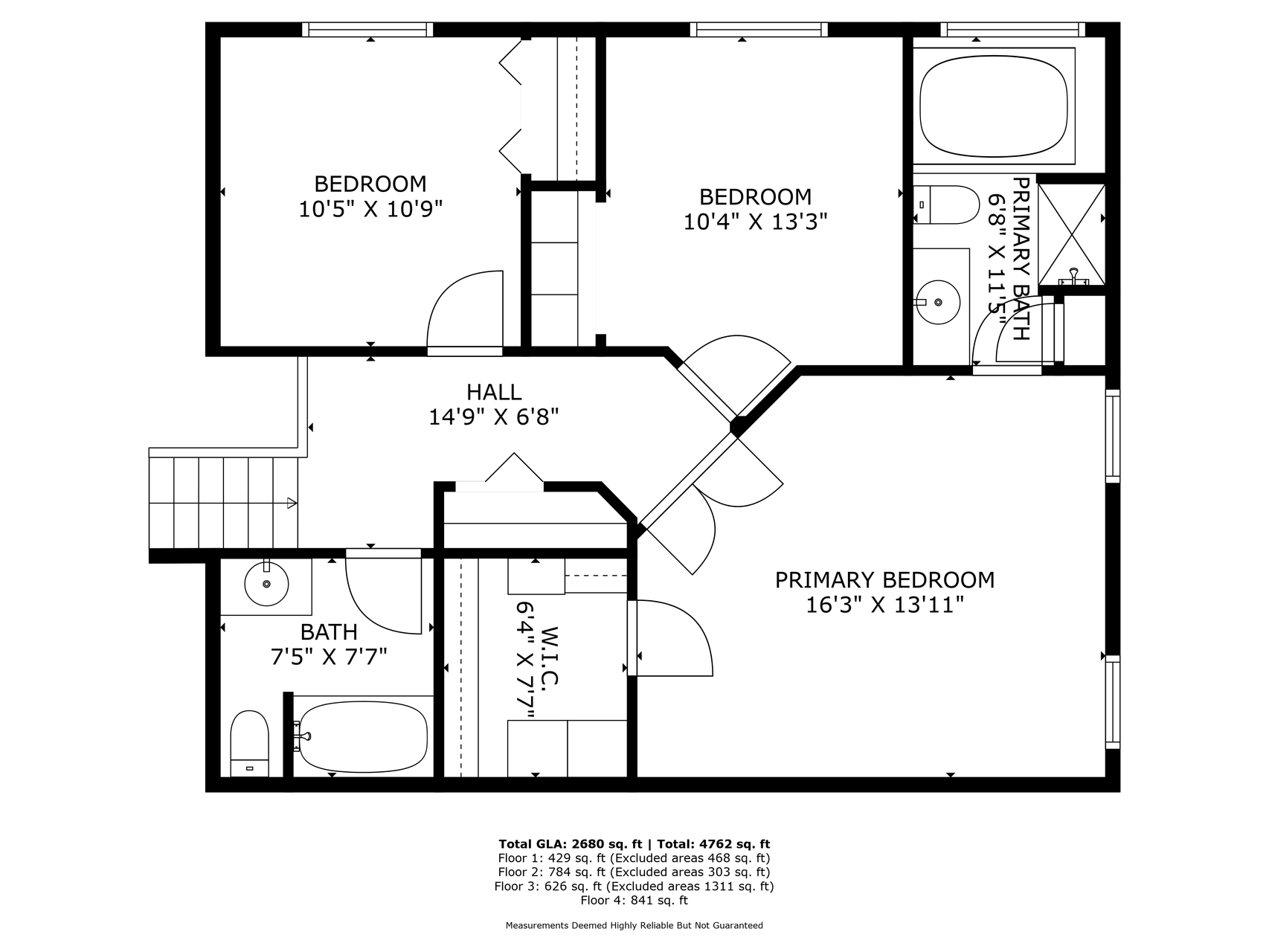 Upper level layout