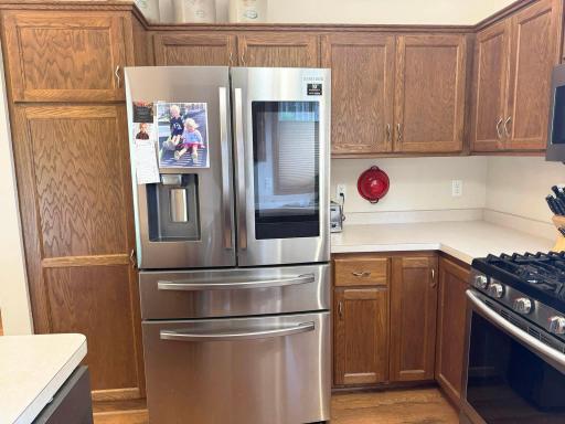 One more look at the kitchen featuring the smart fridge.