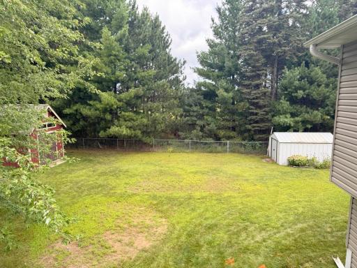 Another shot of the backyard from the deck.