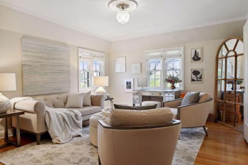 The second bedroom on the second level is currently being used as the owners boudoir.