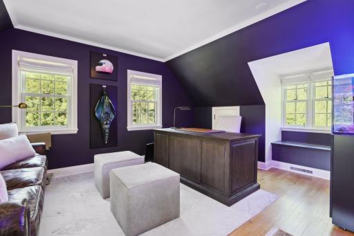 The fourth bedroom is also located on the second level of the home.
