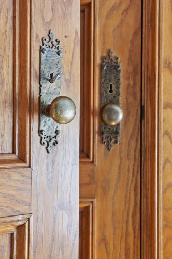 Original hardware to this property is a beautiful touch of history.