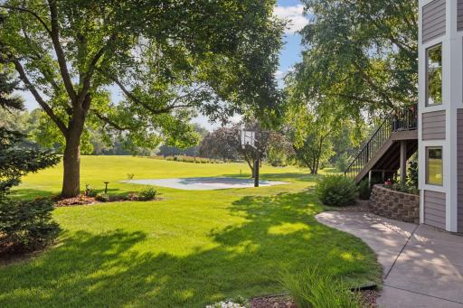 Your private half-acre lot offers plenty of space for outdoor fun and relaxation.