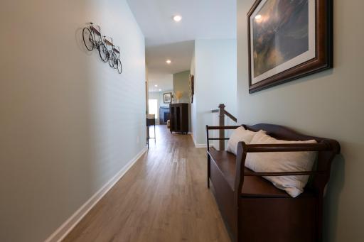 Beautiful LVT flooring throughout main level.