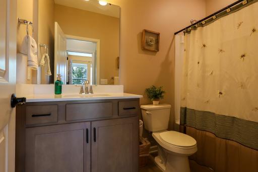 Full bath right across from front BR#2 perfect for guests.