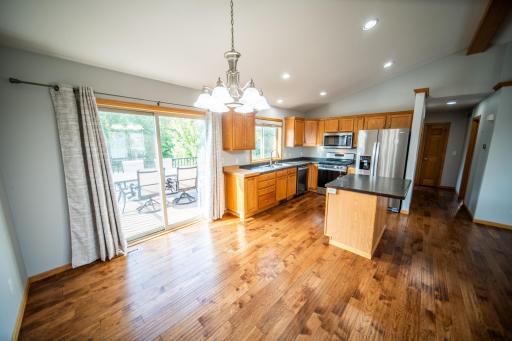 Informal Dining Area with Deck Patio Door