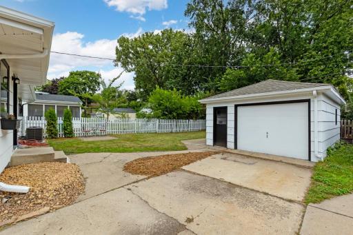 Two patios ideal for grilling, entertaining, or relaxing outdoors