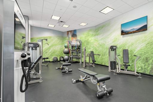 Access to the exercise faculties in the Westin