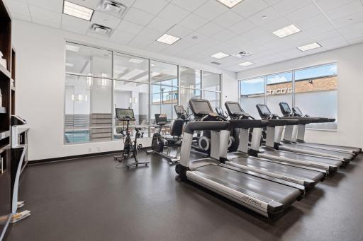 Access to the exercise faculties in the Westin