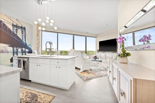 Step into this beautifully updated Condo with phenomenal window front and west facing panoramic views.