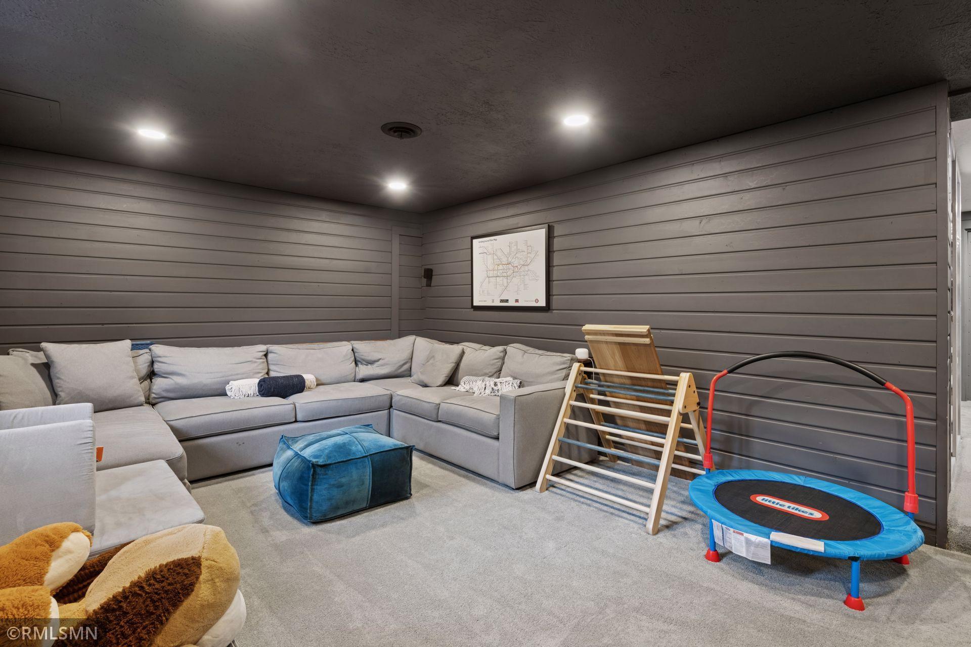 Big downstairs family room