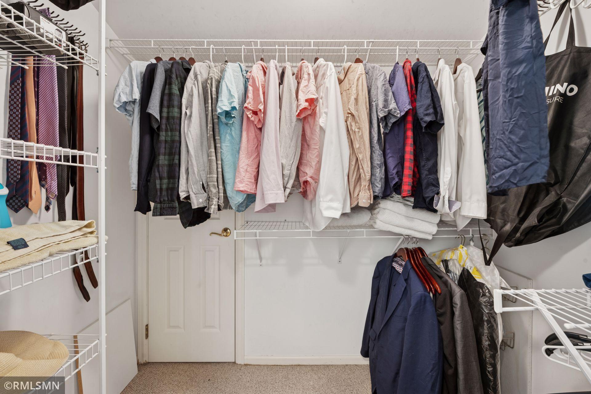 Good sized walk-in closet