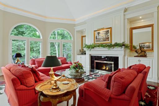 Cozy up to the gas fireplace and the enjoy the perfect space for entertaining