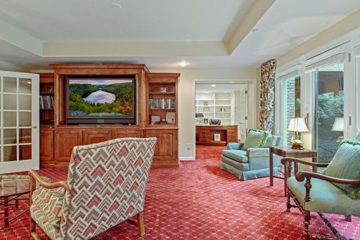 So many options for this space from TV room or future exercise room