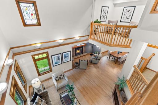 2 story Ceilings in Front Living Room Area