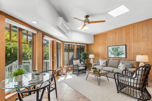 Inviting 3-Season Porch