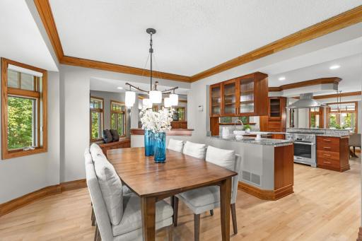 Formal Dining flows into Kitchen