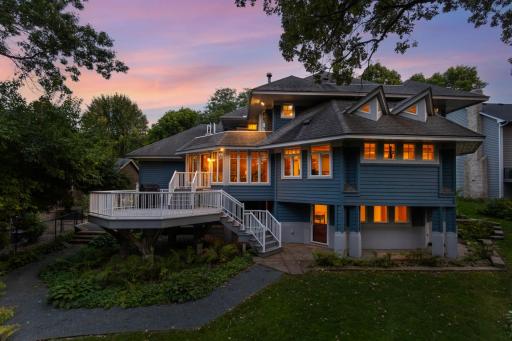 Large Deck with views of the private backyard