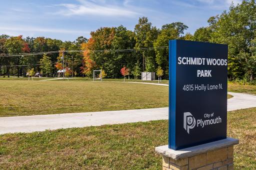 Schmidt Woods Park with Playground and Trails