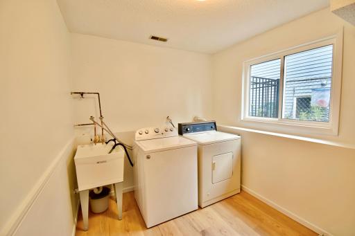 Finished Laundry room and possible 5th bed