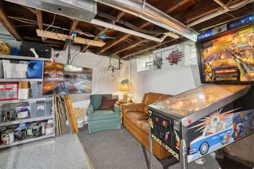 Basement - current owner uses as gaming nook