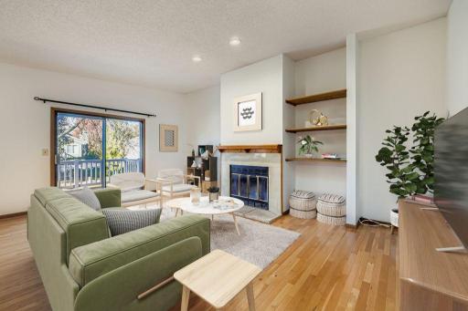 Photo for 5623 Pompano Drive, Hopkins, MN 55343 - listing #6785435 5623 Pompano Dr - MLS Sized - Virtually Staged Living Room