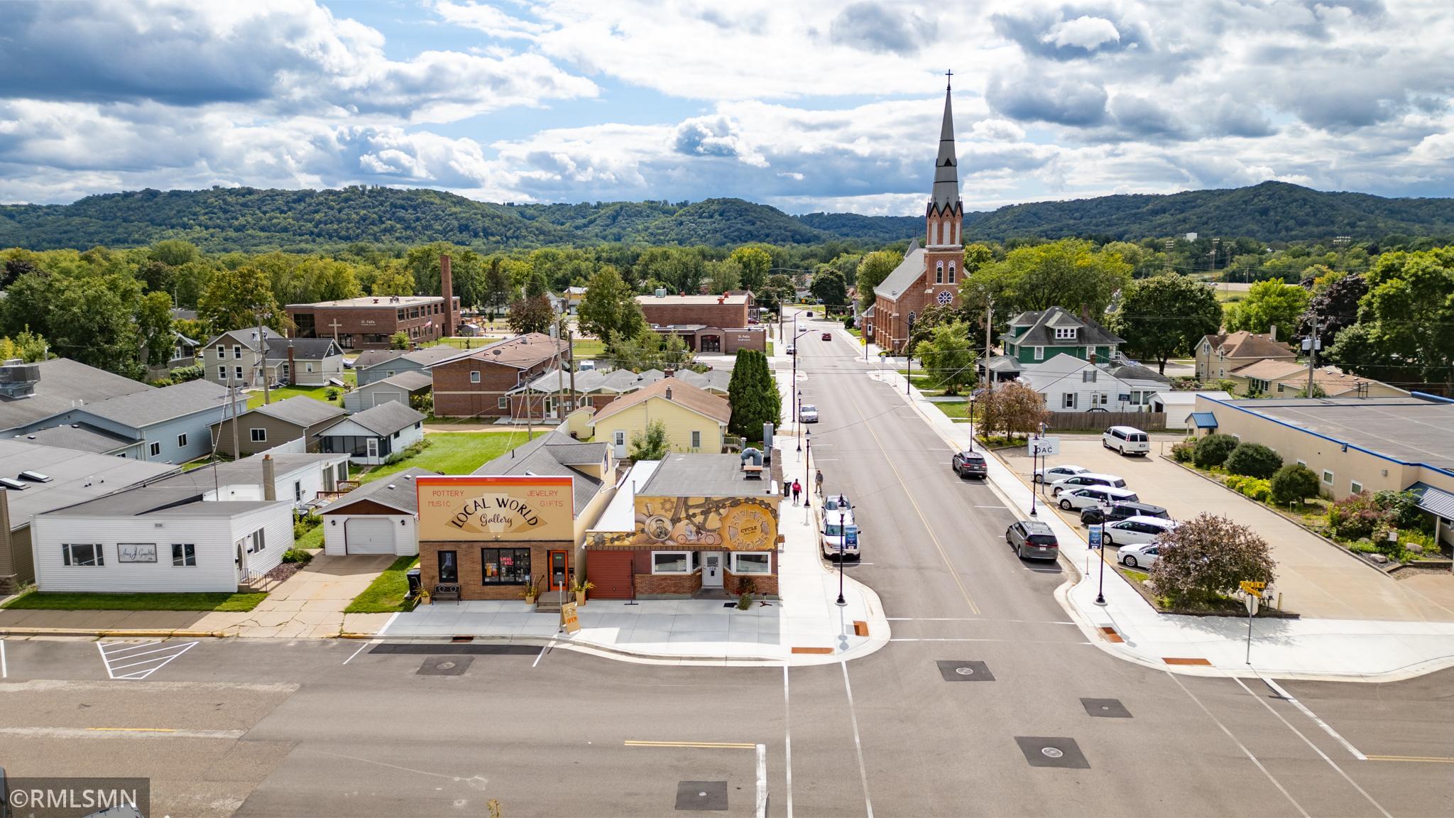 View looking back towards HWY 61