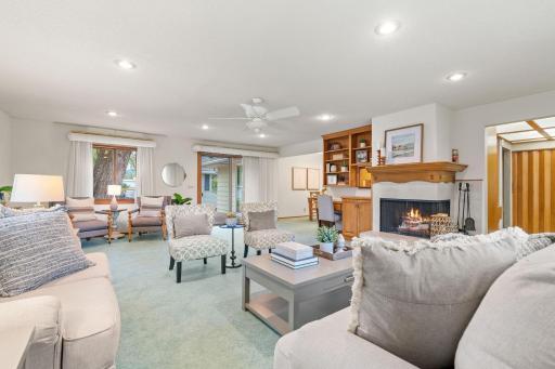 Expansive living space in this one story home.