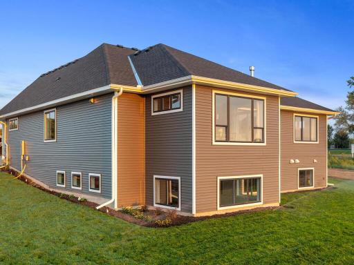 This home has the additional morning room added.